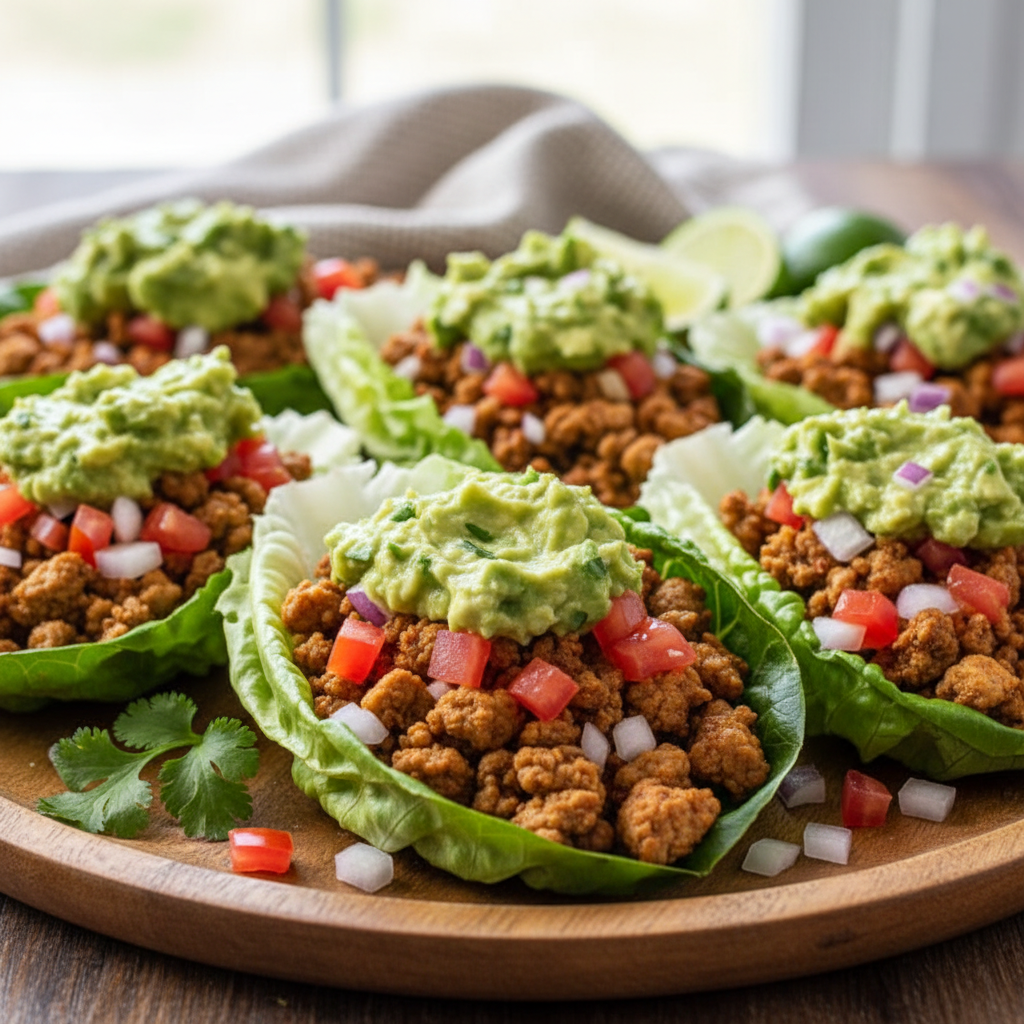 Protein-Rich Turkey Lettuce Wraps with Avocado Salsa: A Flavorful and Healthy Power Meal - image 1