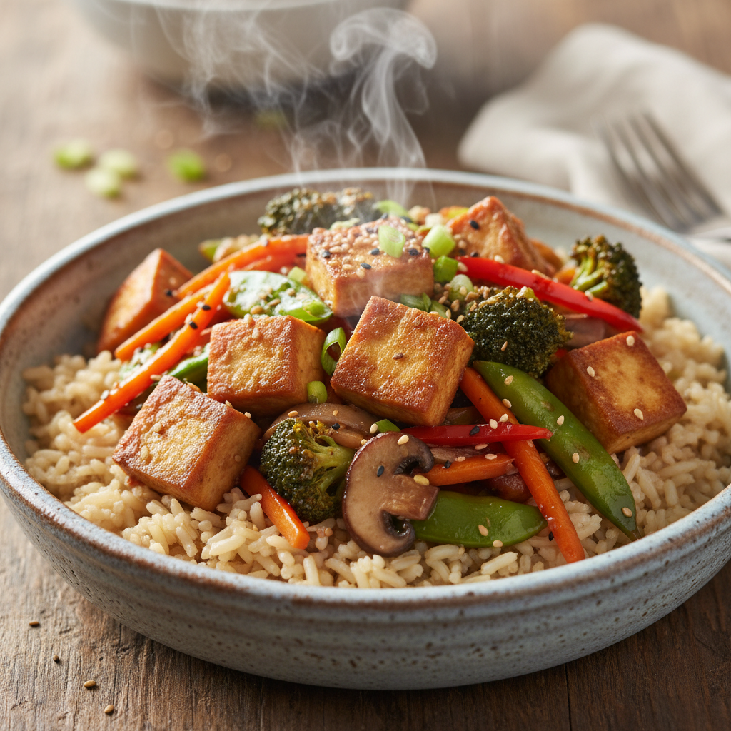 The Ultimate One-Pan Skillet Tofu and Veggie Stir-Up for Balanced Nutrition - image 2