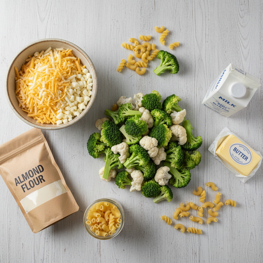 Wholesome & Hearty: The Ultimate Broccoli and Cauliflower Mac Bake with Almond Flour Crust - image 2