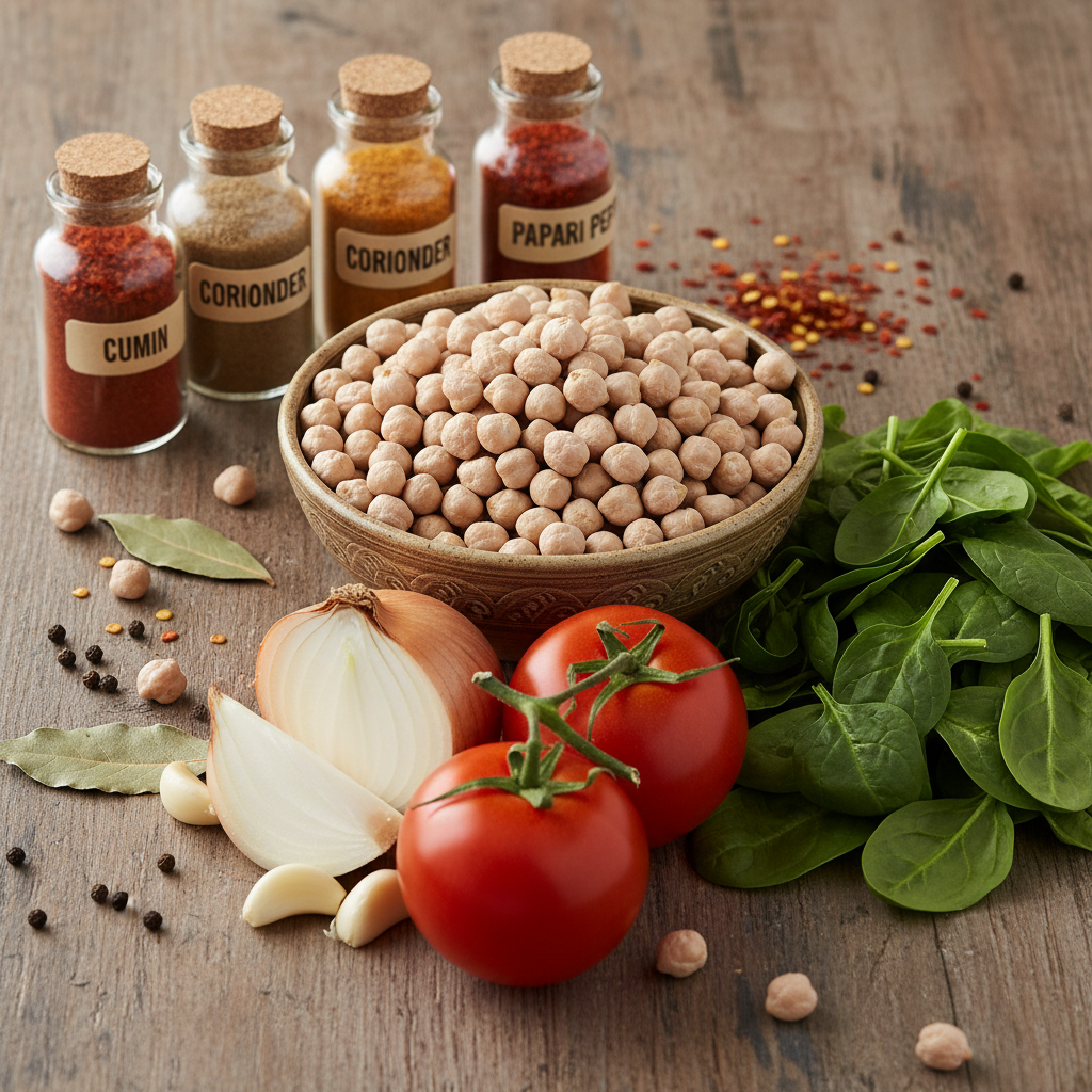 Spicy Chickpea and Spinach Stew: A Nutrient-Dense Vegan Delight for Every Table - image 2