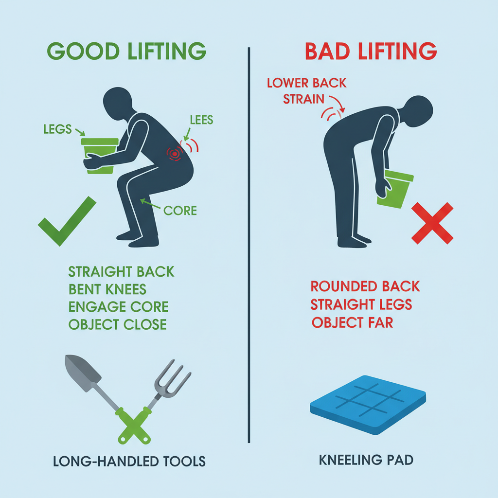 Mastering Proper Lifting Techniques for Gardening Safety: Your Guide to a Pain-Free Garden - image 2
