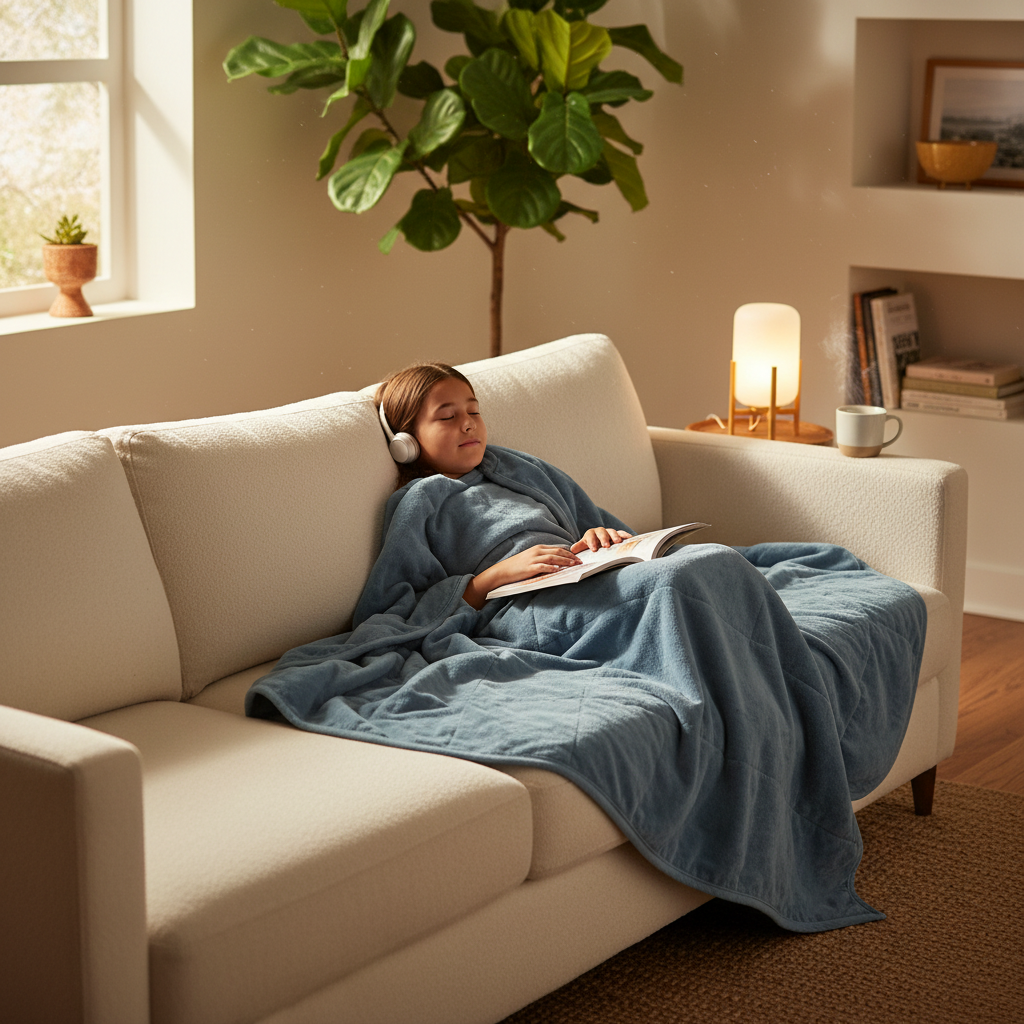 Weighted Blankets for Sensory Processing Disorder: A Comprehensive Guide to Calm and Focus - image 1