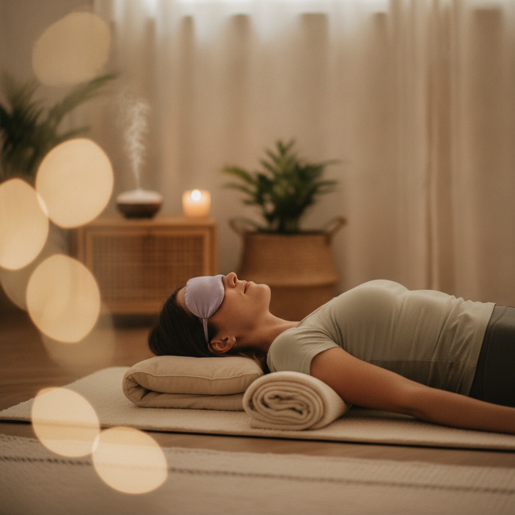 Restorative yoga for nervous system regulation - image 1